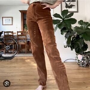 Bagatelle Vintage 100% Genuine Suede Leather Biker Core Academia Pants